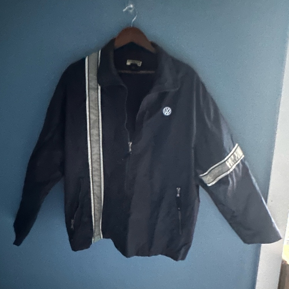 Men's Navy and Gray Jacket